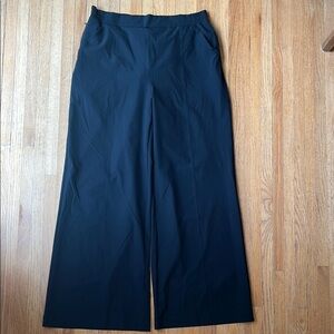 Fabletics Black Downtown Wide-Leg Pants